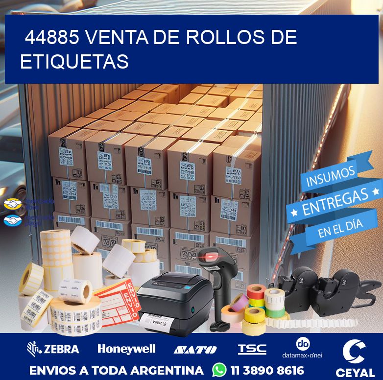 44885 VENTA DE ROLLOS DE ETIQUETAS