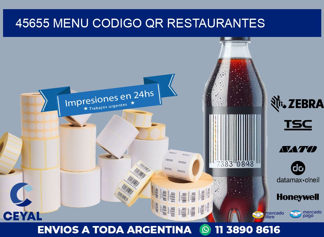 45655 MENU CODIGO QR RESTAURANTES
