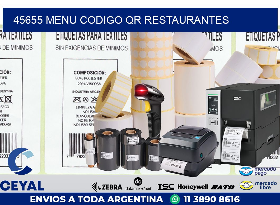 45655 MENU CODIGO QR RESTAURANTES