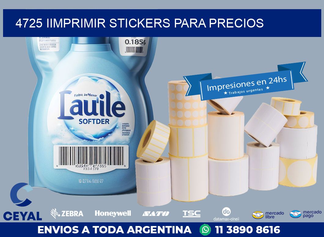 4725 IIMPRIMIR STICKERS PARA PRECIOS