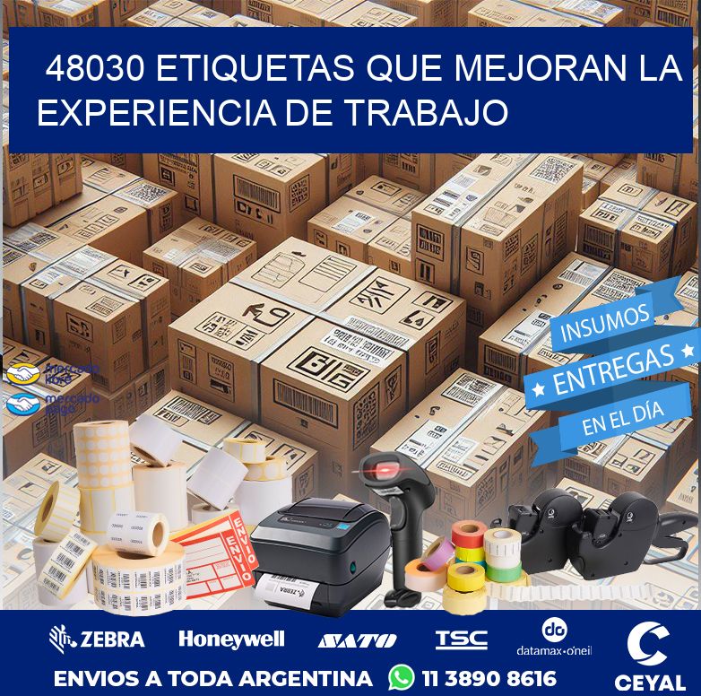48030 ETIQUETAS QUE MEJORAN LA EXPERIENCIA DE TRABAJO