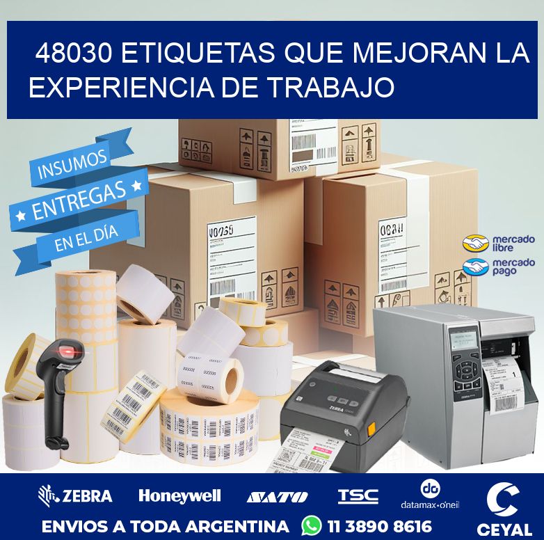 48030 ETIQUETAS QUE MEJORAN LA EXPERIENCIA DE TRABAJO