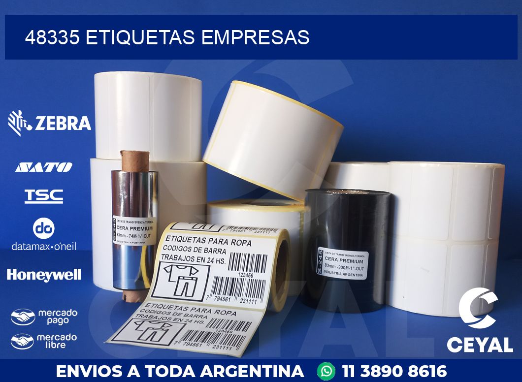 48335 ETIQUETAS EMPRESAS