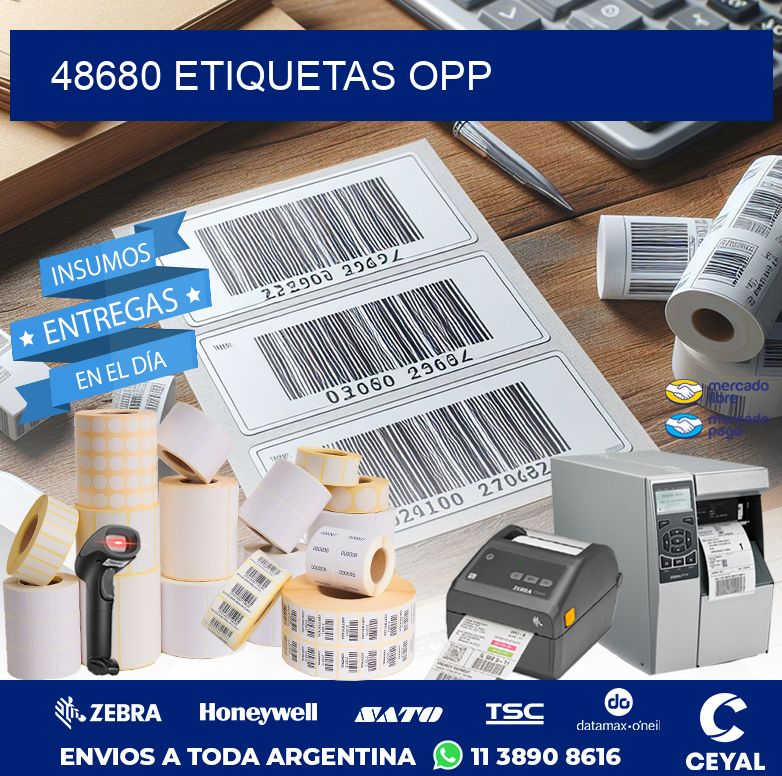48680 ETIQUETAS OPP