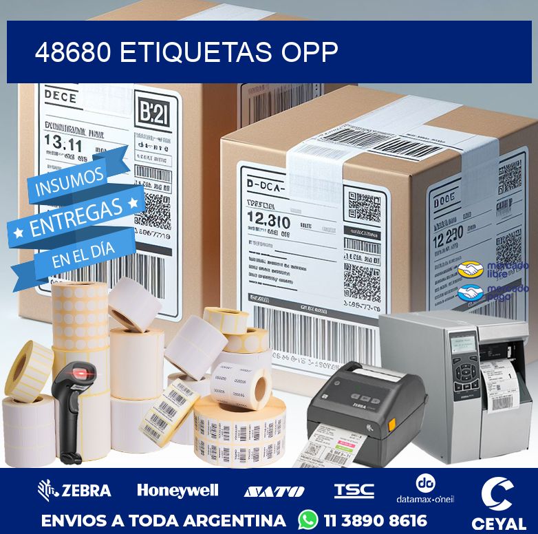 48680 ETIQUETAS OPP