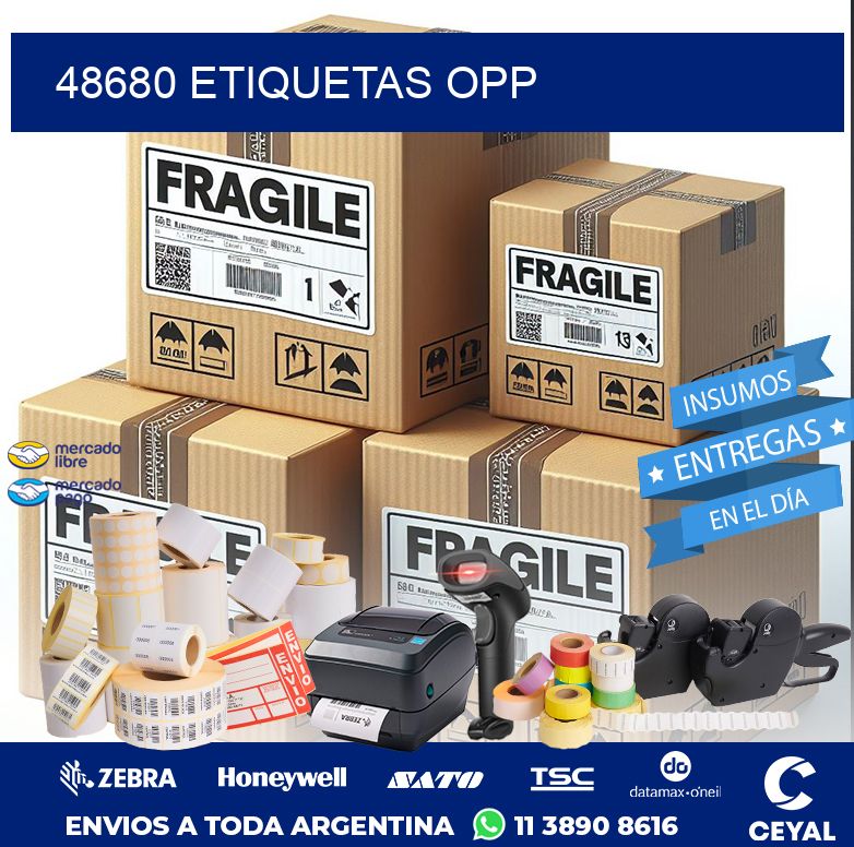 48680 ETIQUETAS OPP