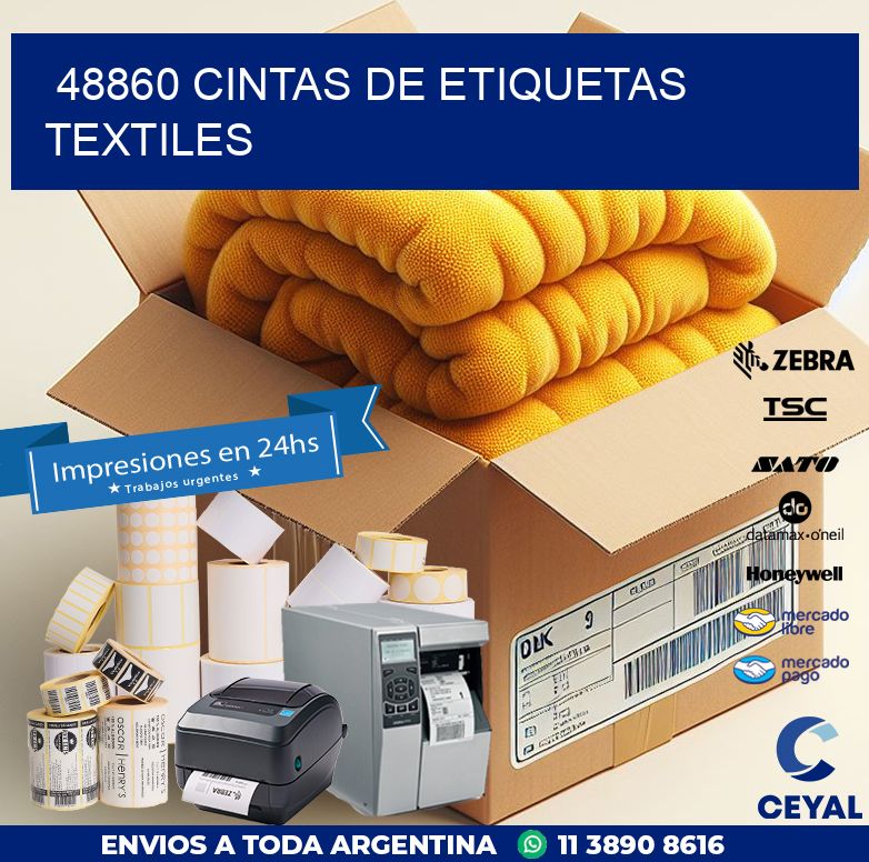 48860 CINTAS DE ETIQUETAS TEXTILES