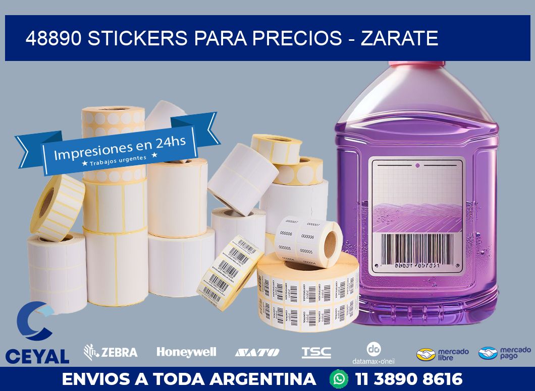 48890 STICKERS PARA PRECIOS – ZARATE