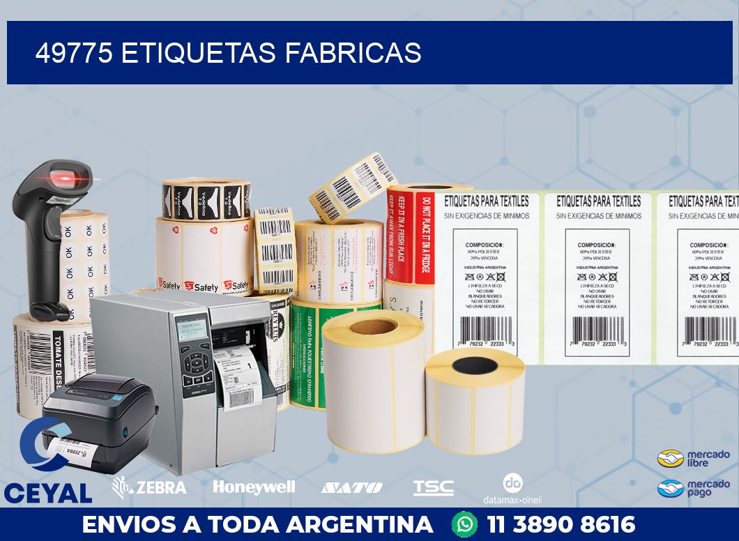 49775 ETIQUETAS FABRICAS