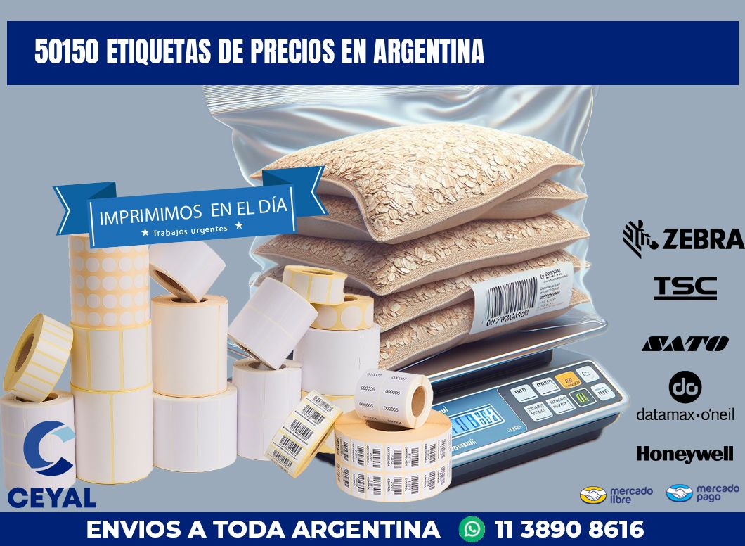 50150 ETIQUETAS DE PRECIOS EN ARGENTINA