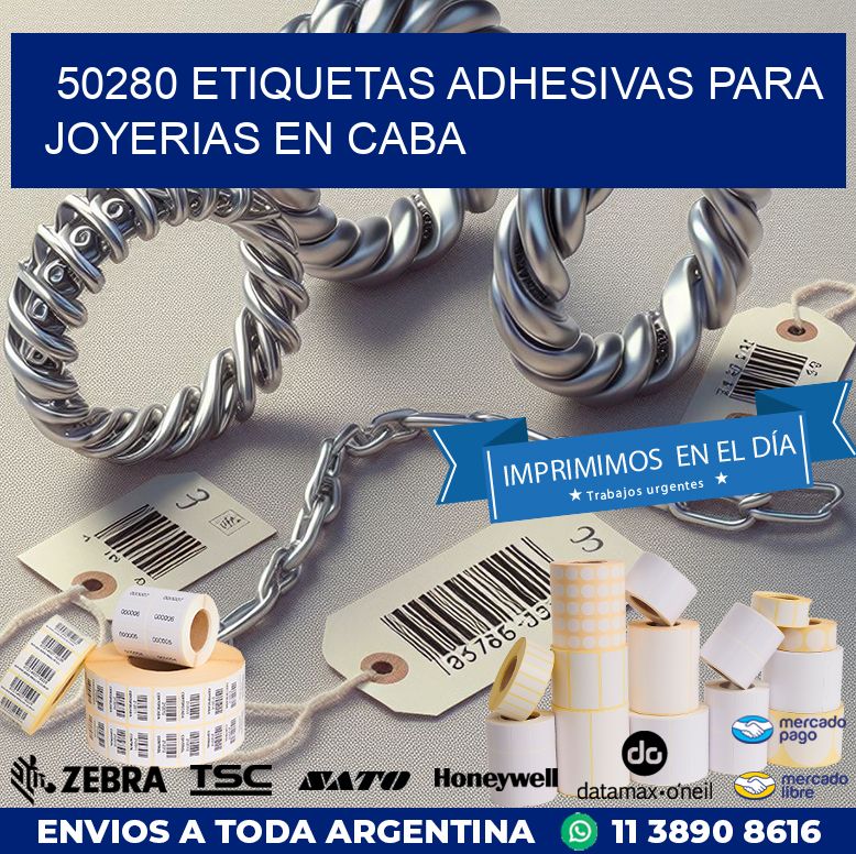 50280 ETIQUETAS ADHESIVAS PARA JOYERIAS EN CABA