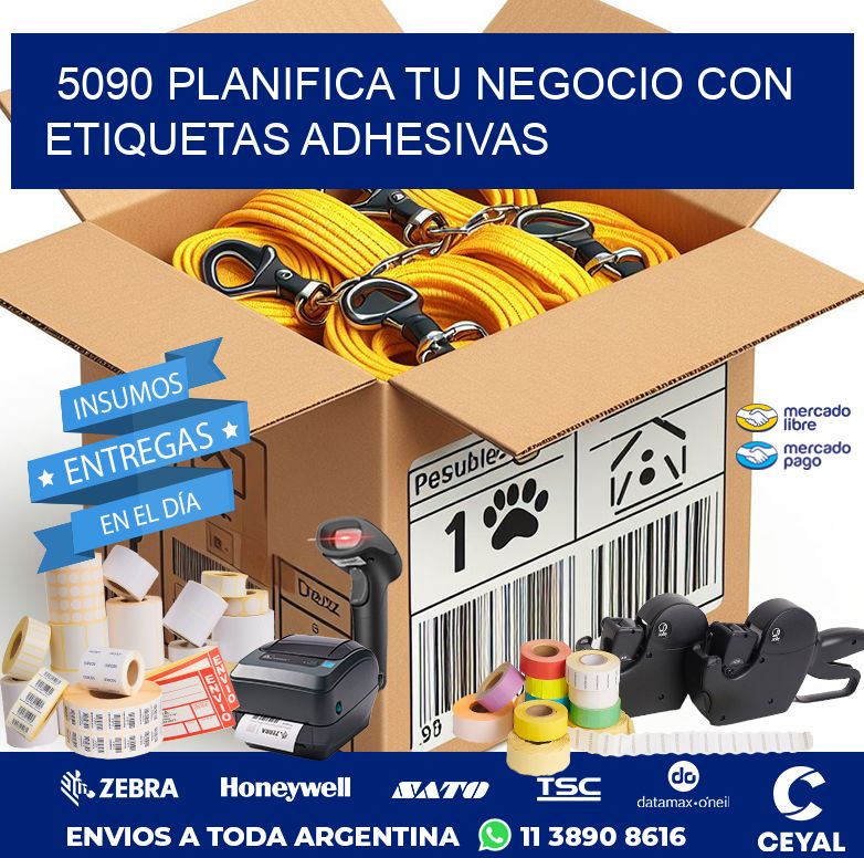 5090 PLANIFICA TU NEGOCIO CON ETIQUETAS ADHESIVAS