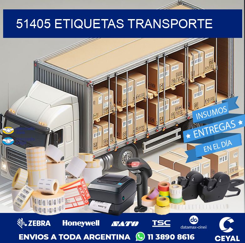 51405 ETIQUETAS TRANSPORTE