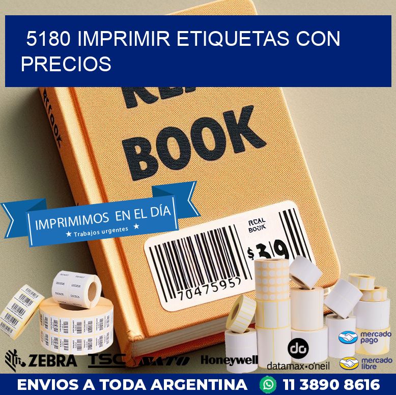 5180 IMPRIMIR ETIQUETAS CON PRECIOS