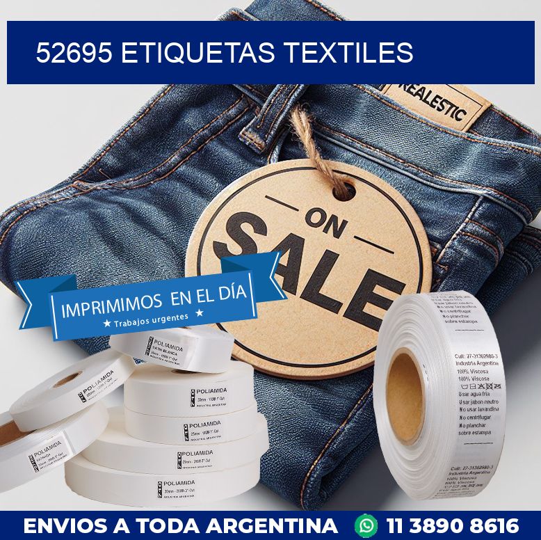 52695 ETIQUETAS TEXTILES