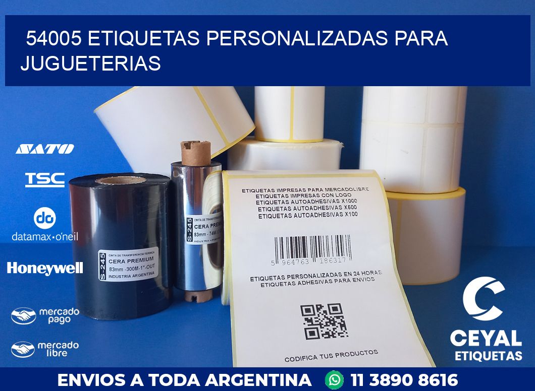 54005 ETIQUETAS PERSONALIZADAS PARA JUGUETERIAS