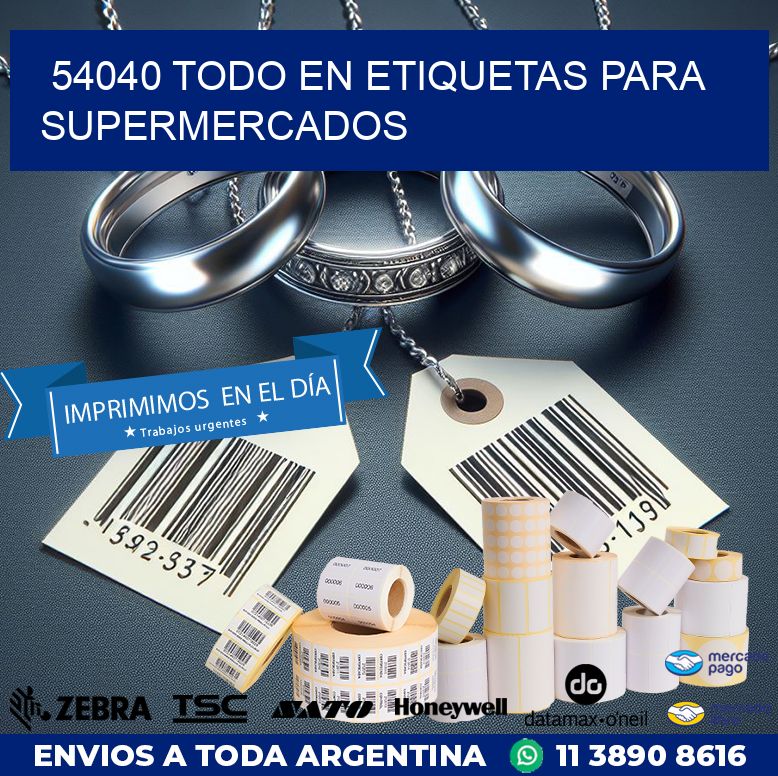54040 TODO EN ETIQUETAS PARA SUPERMERCADOS