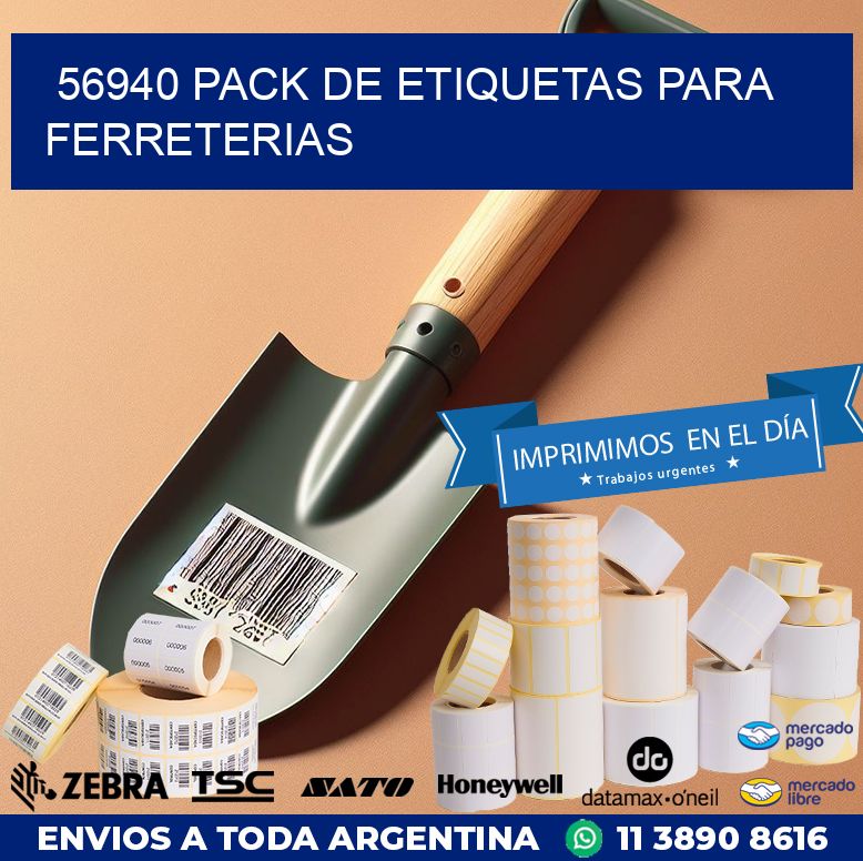 56940 PACK DE ETIQUETAS PARA FERRETERIAS