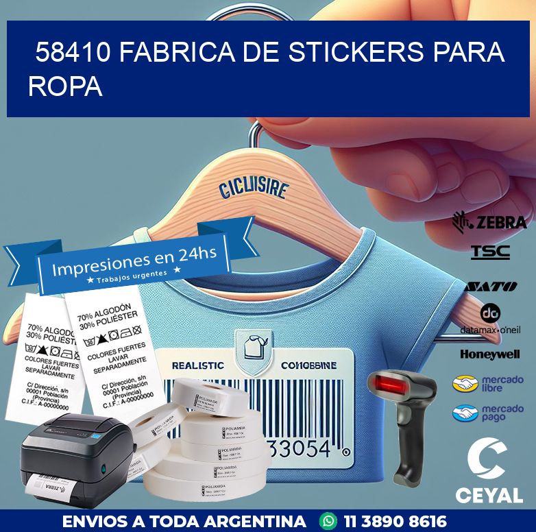 58410 FABRICA DE STICKERS PARA ROPA