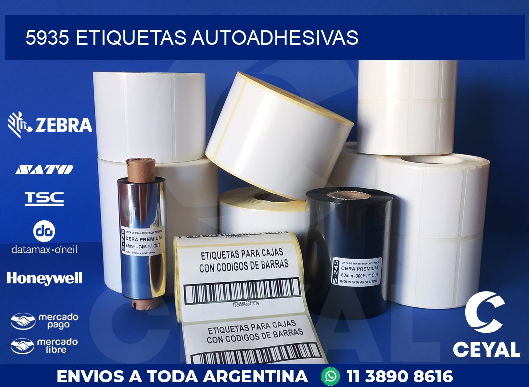 5935 ETIQUETAS AUTOADHESIVAS