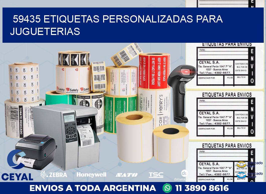 59435 ETIQUETAS PERSONALIZADAS PARA JUGUETERIAS