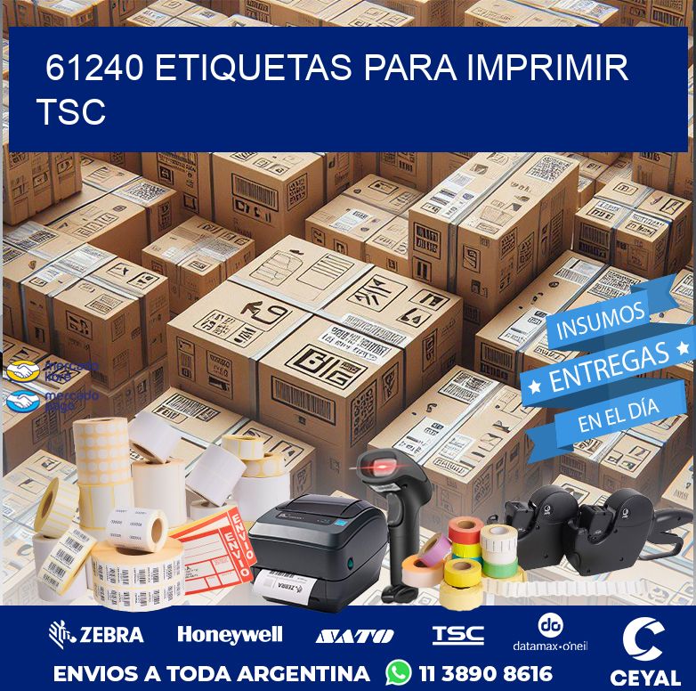 61240 ETIQUETAS PARA IMPRIMIR TSC