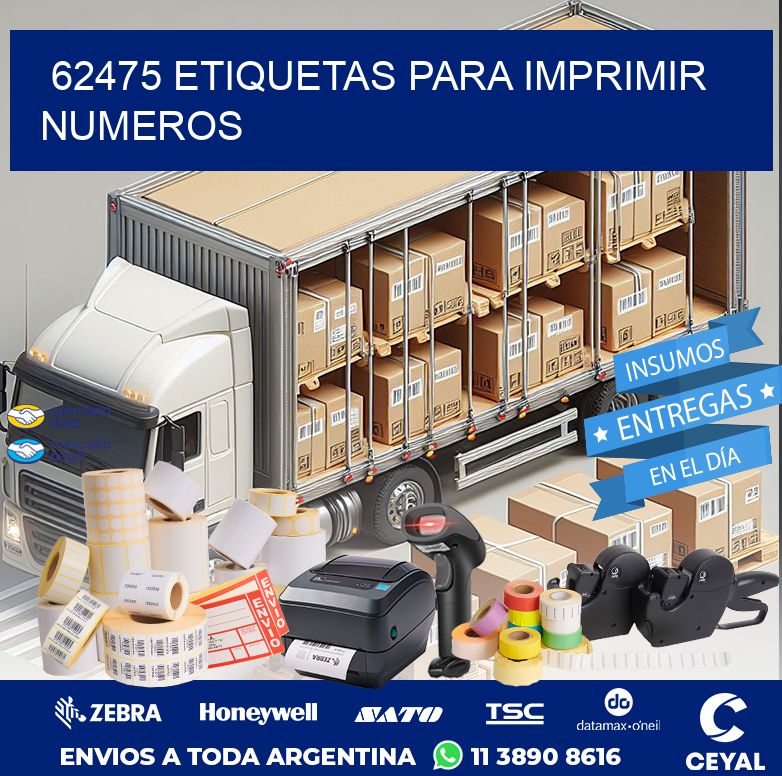 62475 ETIQUETAS PARA IMPRIMIR NUMEROS