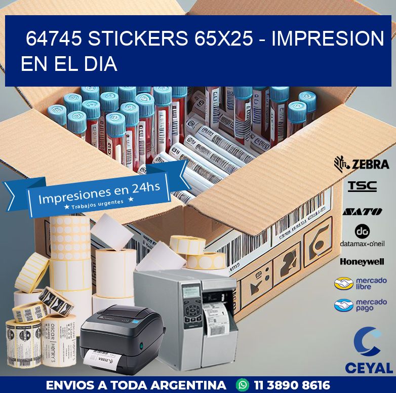64745 STICKERS 65×25 – IMPRESION EN EL DIA