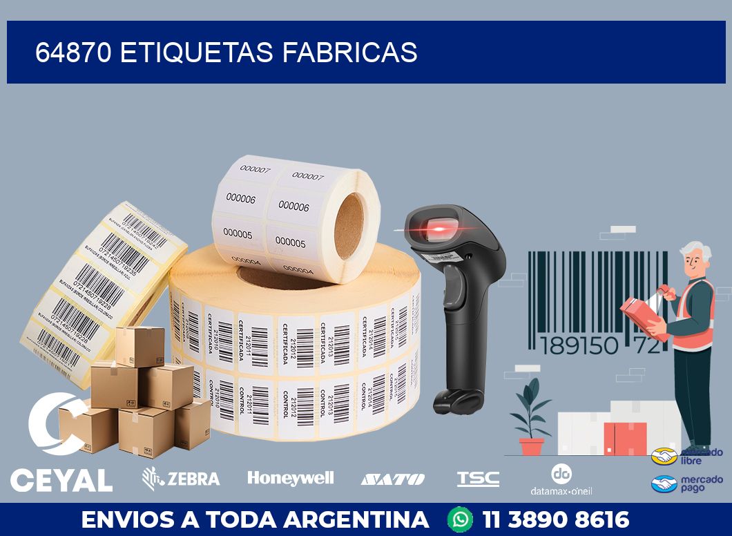 64870 ETIQUETAS FABRICAS