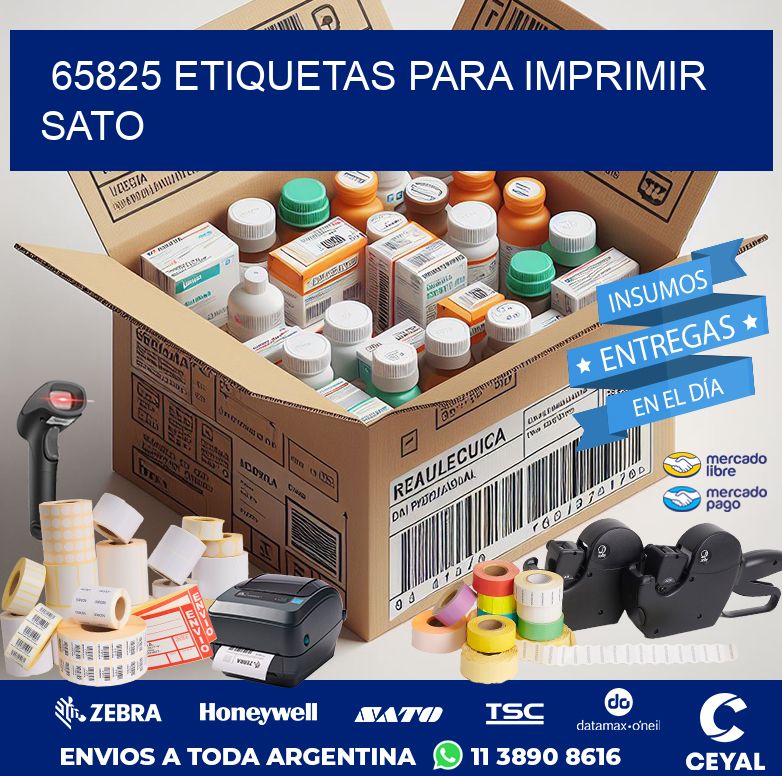 65825 ETIQUETAS PARA IMPRIMIR SATO