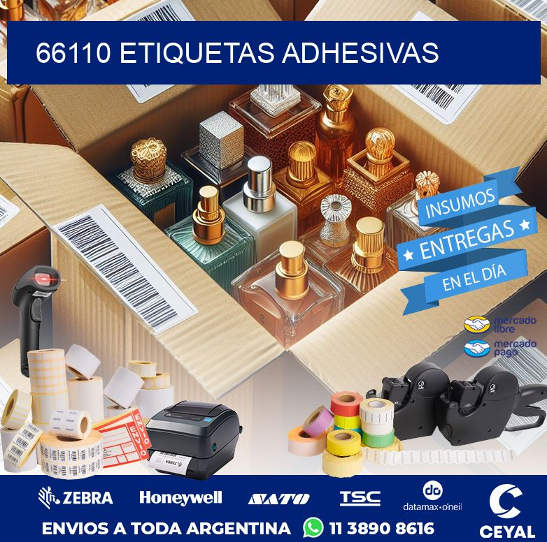 66110 ETIQUETAS ADHESIVAS