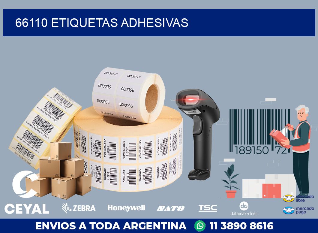 66110 ETIQUETAS ADHESIVAS