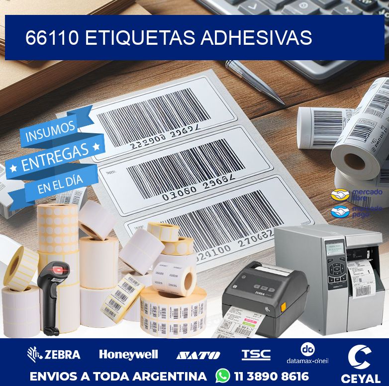 66110 ETIQUETAS ADHESIVAS