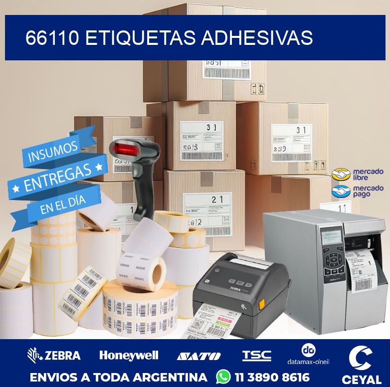 66110 ETIQUETAS ADHESIVAS