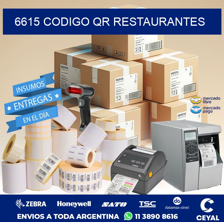 6615 CODIGO QR RESTAURANTES