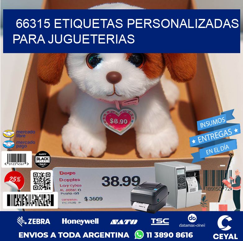 66315 ETIQUETAS PERSONALIZADAS PARA JUGUETERIAS