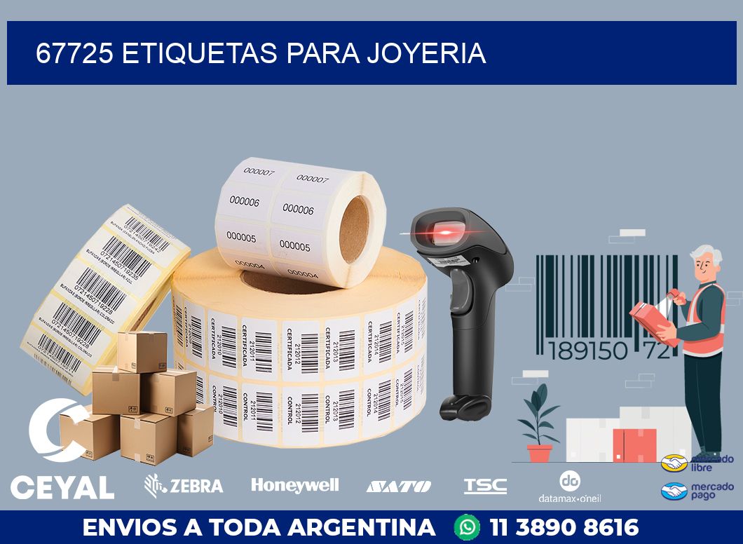 67725 ETIQUETAS PARA JOYERIA