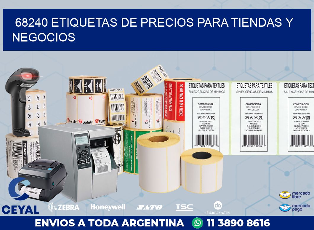 68240 ETIQUETAS DE PRECIOS PARA TIENDAS Y NEGOCIOS