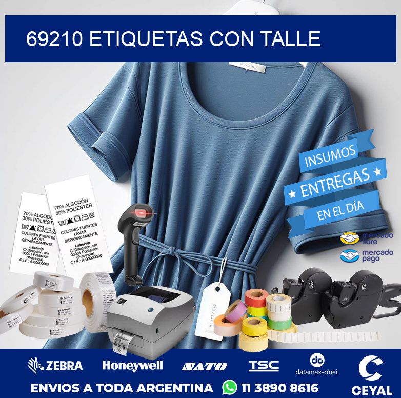 69210 ETIQUETAS CON TALLE