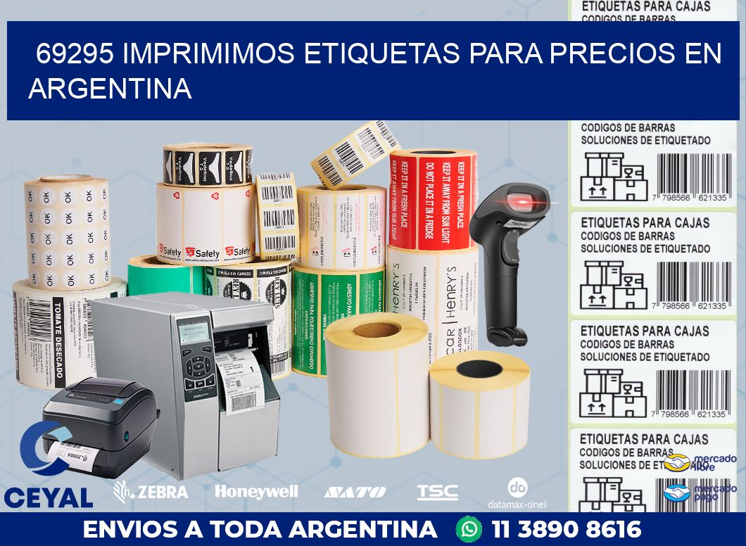 69295 IMPRIMIMOS ETIQUETAS PARA PRECIOS EN ARGENTINA