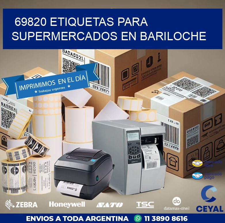 69820 ETIQUETAS PARA SUPERMERCADOS EN BARILOCHE