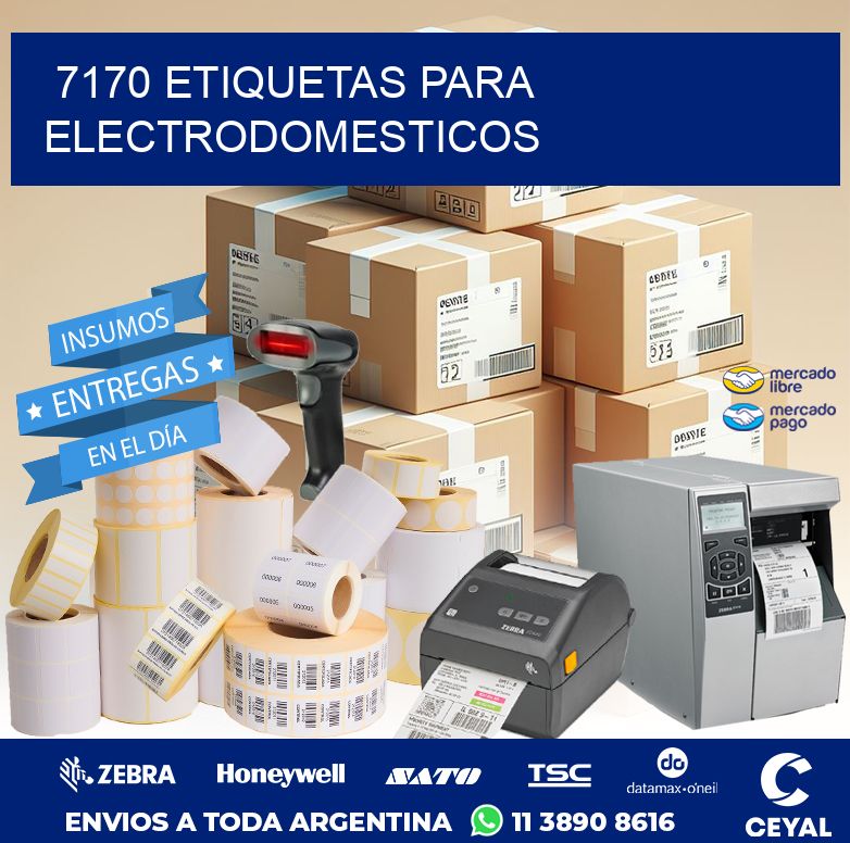 7170 ETIQUETAS PARA ELECTRODOMESTICOS