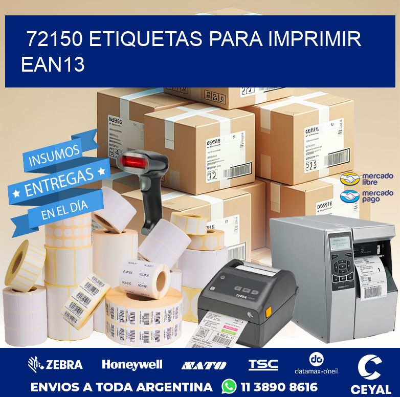 72150 ETIQUETAS PARA IMPRIMIR EAN13