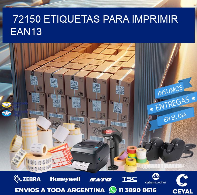 72150 ETIQUETAS PARA IMPRIMIR EAN13