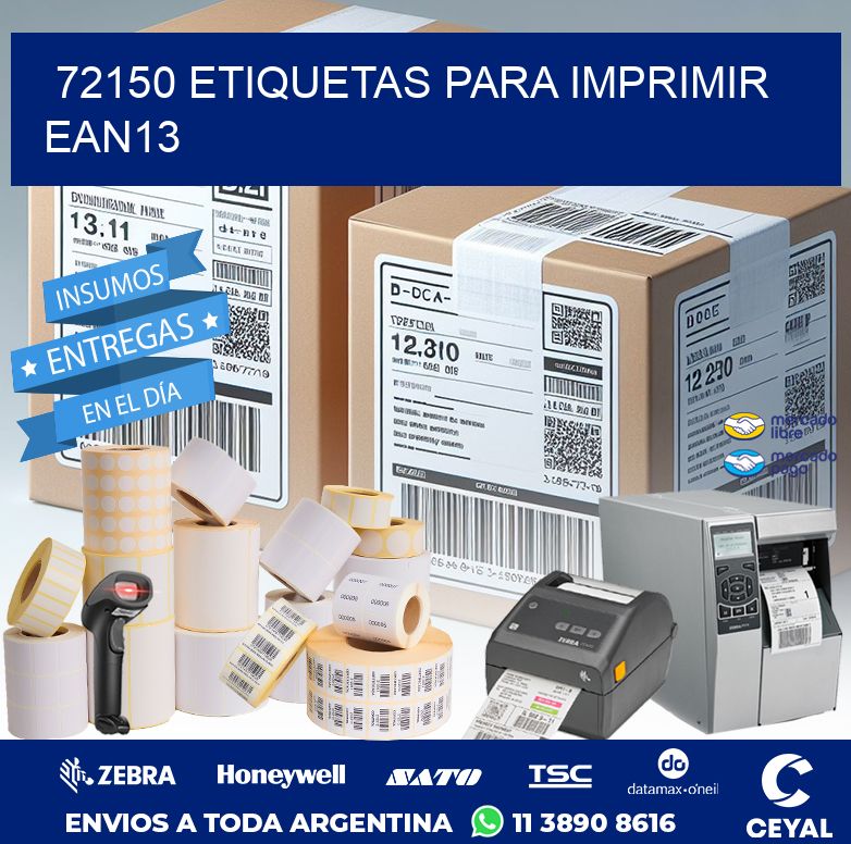 72150 ETIQUETAS PARA IMPRIMIR EAN13