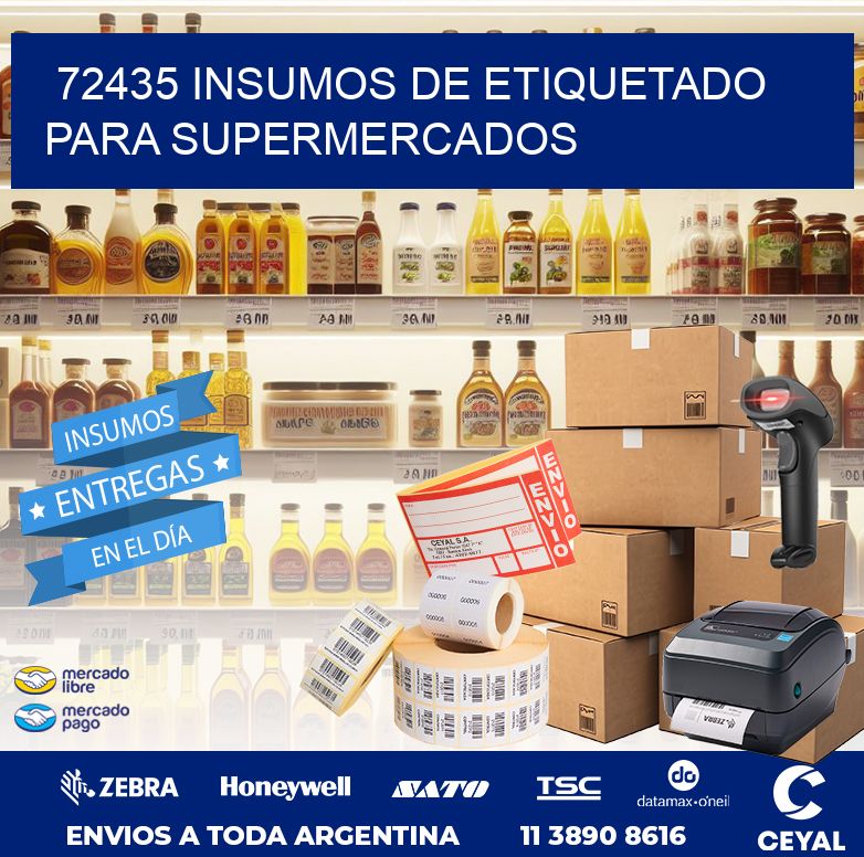 72435 INSUMOS DE ETIQUETADO PARA SUPERMERCADOS