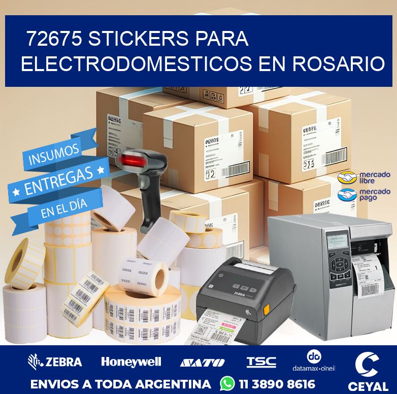 72675 STICKERS PARA ELECTRODOMESTICOS EN ROSARIO