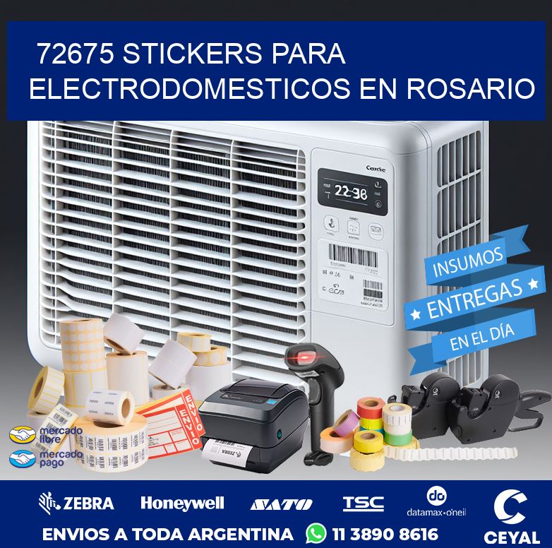 72675 STICKERS PARA ELECTRODOMESTICOS EN ROSARIO
