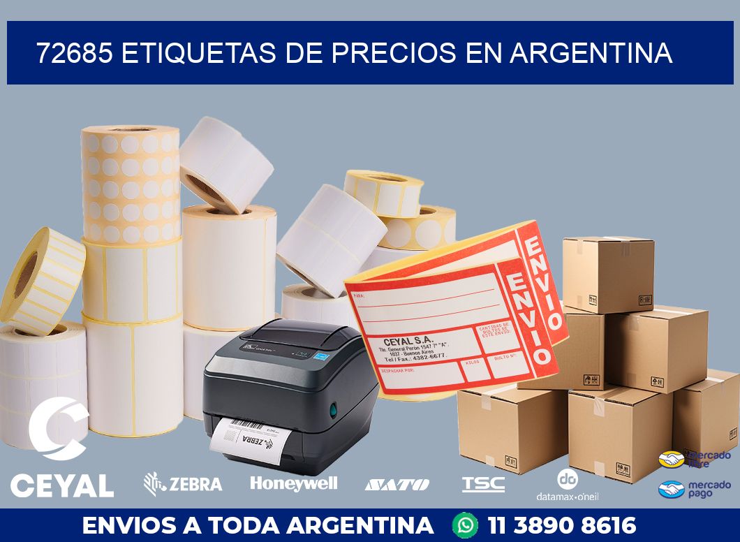 72685 ETIQUETAS DE PRECIOS EN ARGENTINA