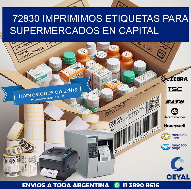72830 IMPRIMIMOS ETIQUETAS PARA SUPERMERCADOS EN CAPITAL